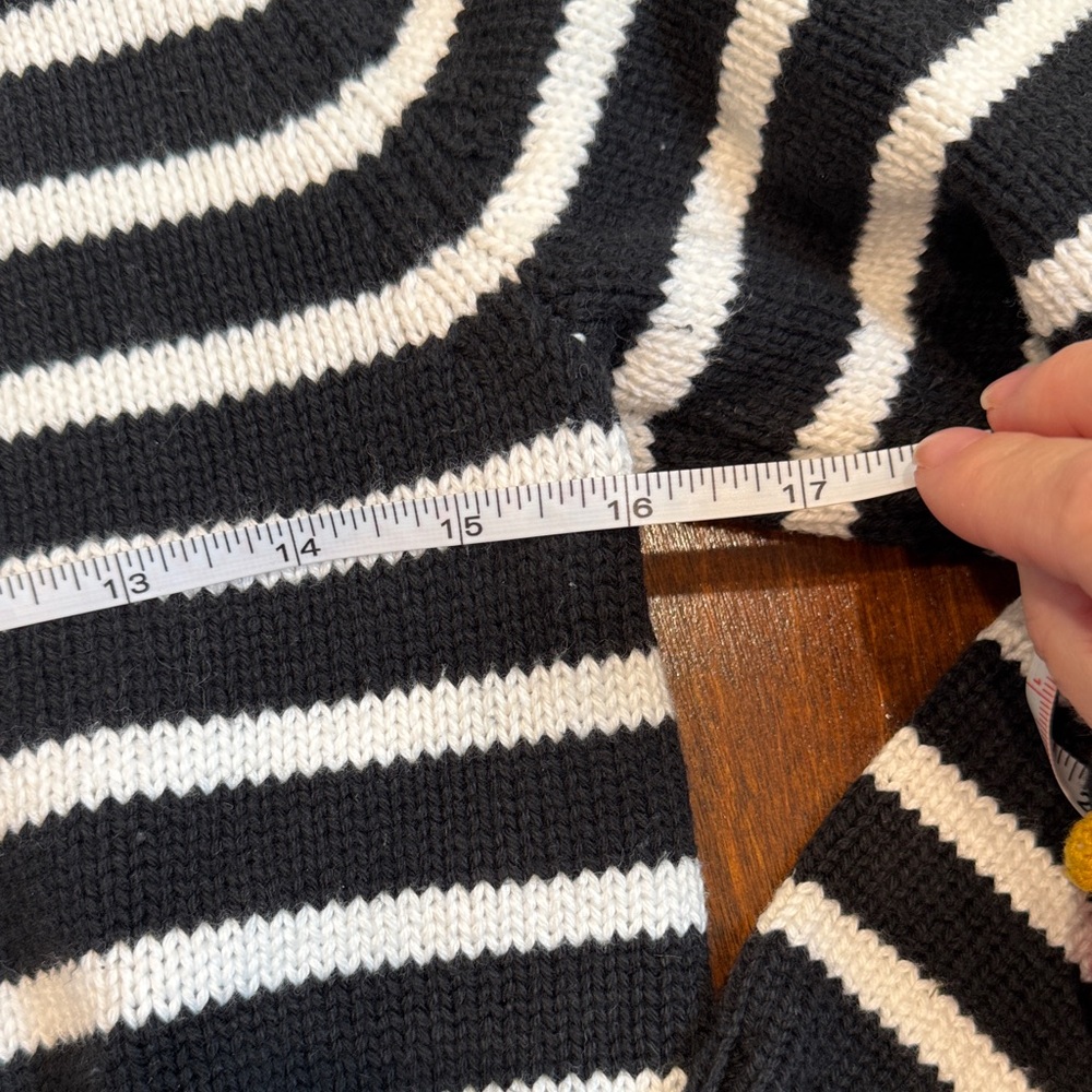 J. Crew Striped Cotton Sweater - Picture 7 of 8